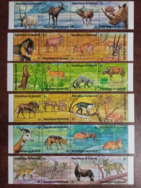 1975 Burundi, African Animals, Canceled/֎, ME 6,-