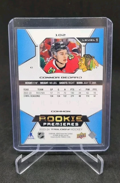 2023-24 Upper Deck Trilogy Game-Worn Orange Jersey Card - Vets & Rookie Premieres (/499)