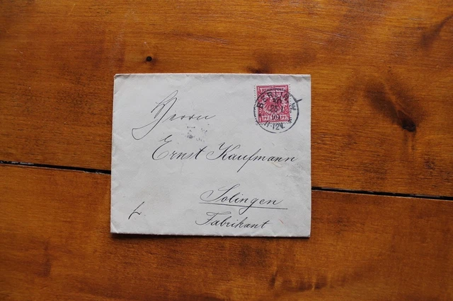 1899 schönes DR-Briefchen Berlin - Solingen