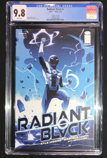 Radiant Black 1 Image Comics 2/21 Costa 1:10 Incentive Variant CGC 9.8