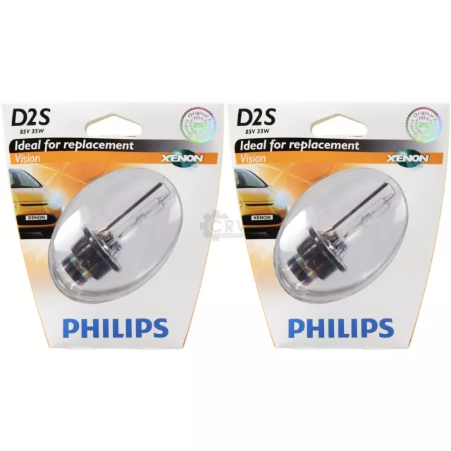 2x Philips Xenon Visione 1x D2S 35W