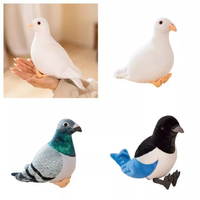 Peluche Pigeon Bleu Kingdom of Toys Peluche Doudou Colombe 22cm Oiseau  Nounours