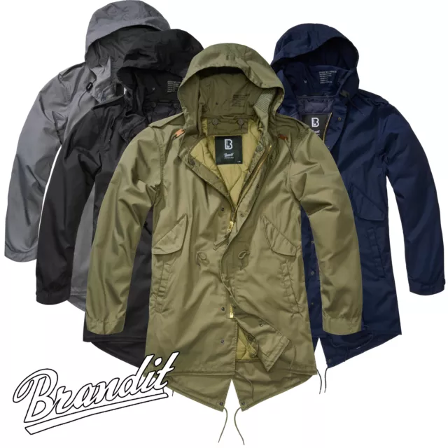 Brandit M51 Parka Rip Stop Herren Jacke Mantel Winterjacke S-7XL