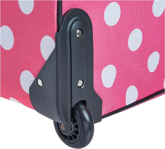 3 Pc Softside Uprights Rolling Luggage Set Suitcase Duffle Bag Expandable Travel 3