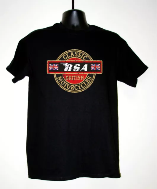 BSA Classic Motorcycles Official Licensed T-Shirt Available in 7 Sizes