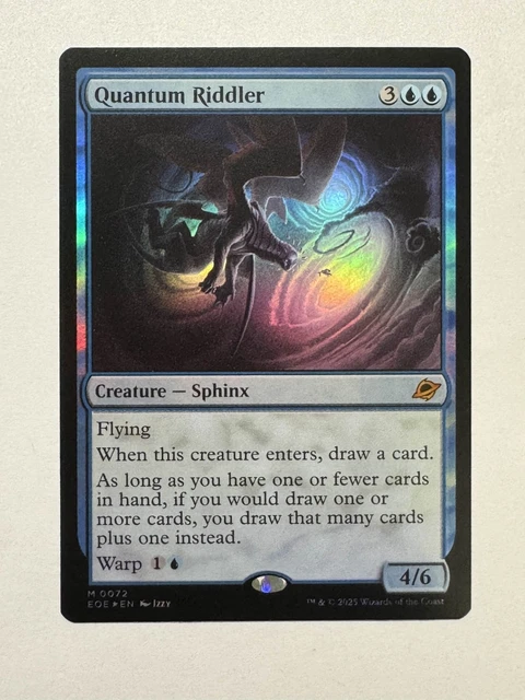 マジック：ザ・ギャザリング MTG Foil Quantum Riddler EOE M 305 Quantum Riddler #305 Holo from Edge of Eternities (EOE) MTG