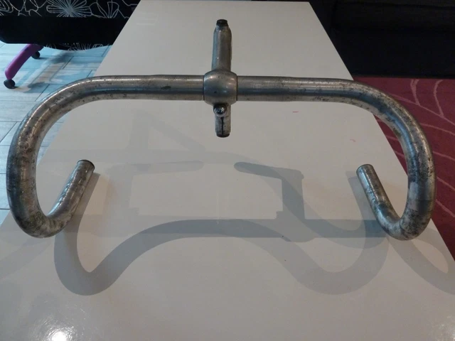 Guidon Ambrosio Campion Bars 380 Mm - Alliage - Vélo Ancien - Italie
