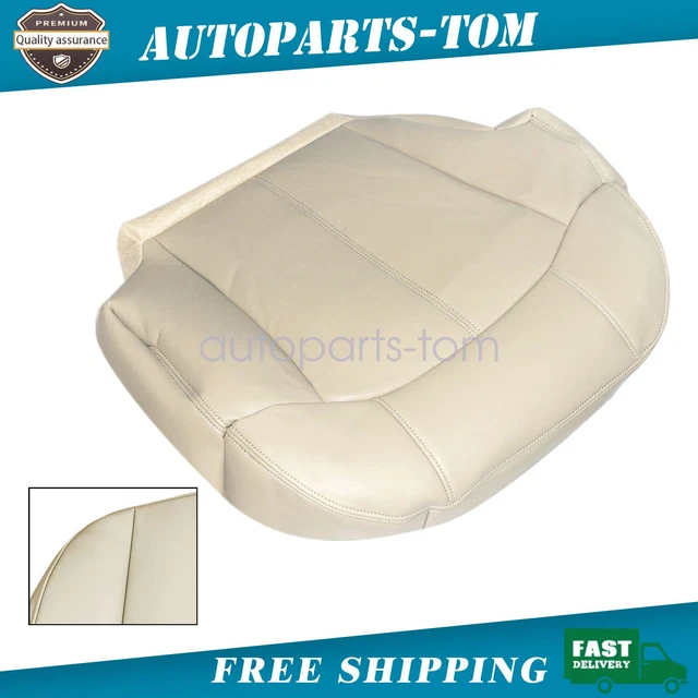 For Chevy Tahoe 1999 2000 2001 2002 Passenger Side Lower Seat Cover Leather Tan