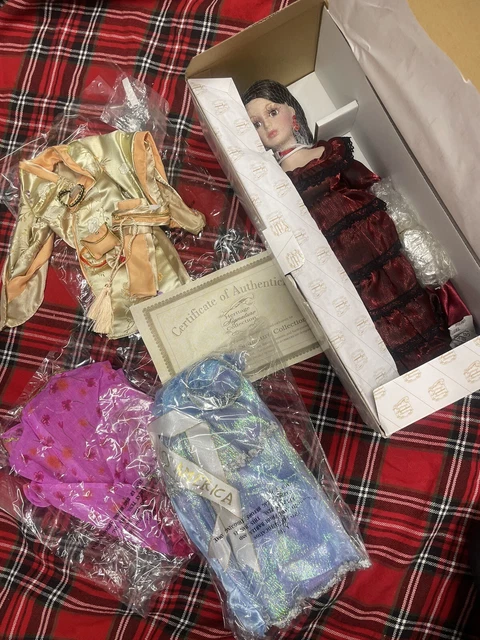 Heritage Signature Collection Around The World Doll/ 3 Outfits Included