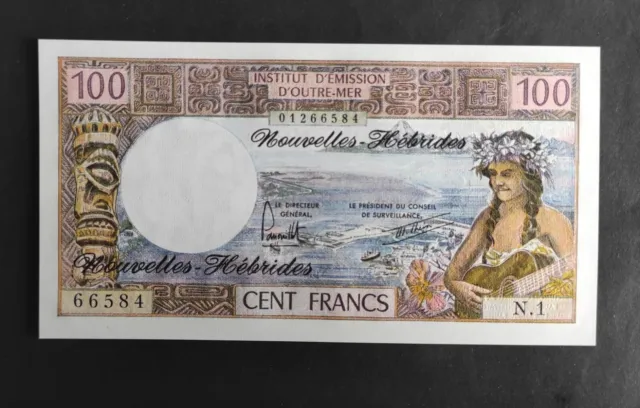 Nouvelles Hébrides billets de 100 Francs  - Neuf  ( UNC )