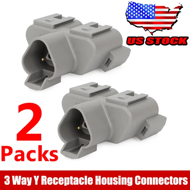 DT043PP007 3 WAY Y Receptacle Housing Plug Connector Kit For Deutsch