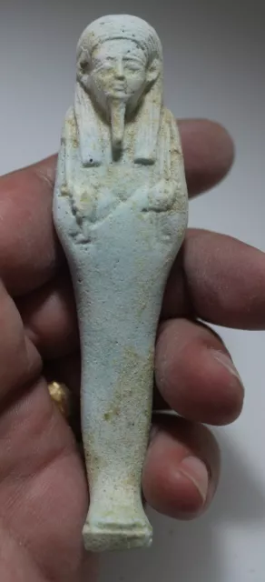 Zurqieh -Ad9828- Ancient Egypt. 26Th Dynasty. Faience Ushabti. 600 - 300 B.c