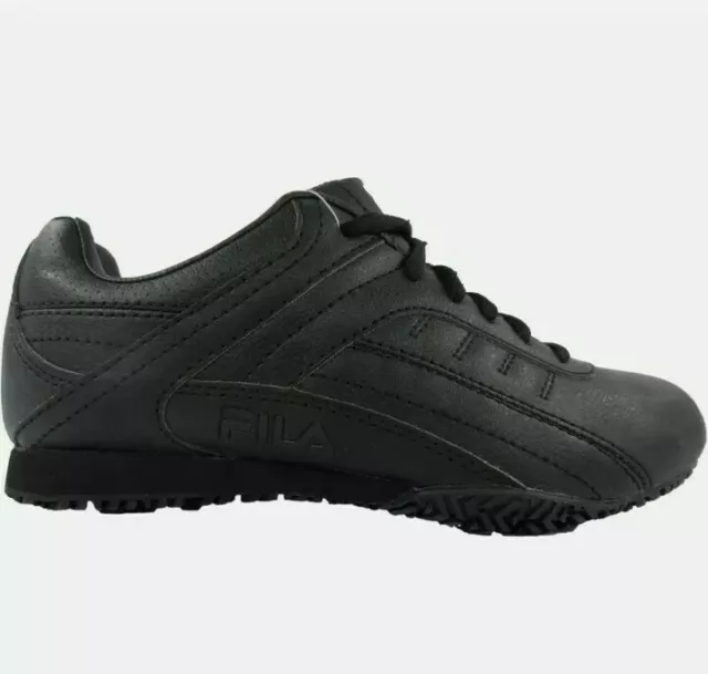 Fila Womens Memory Elleray 5 SR Slip Resistant 5SG30105-001Black Work Shoe Sz 12 3