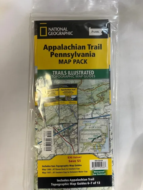 Appalachian Trail: Pennsylvania [Map Pack Bundle] (National Geographic Trails Il