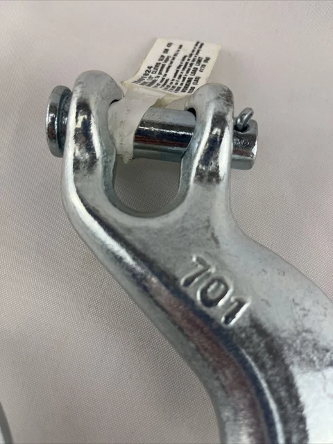 Campbell 1/2" Eye Slip Hook Grade 43 Zinc Plated Working Load Limit 9200 LBS 6