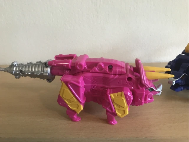 POWER RANGERS DINO Charge Triceratops & Stegosaurus Zords EUR 12,86
