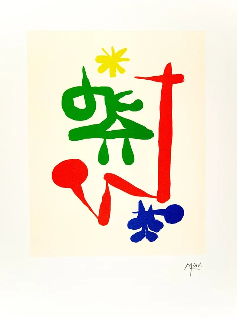 2004 "Parler Seul" (Speaking Alone) Joan Miró Lithograph