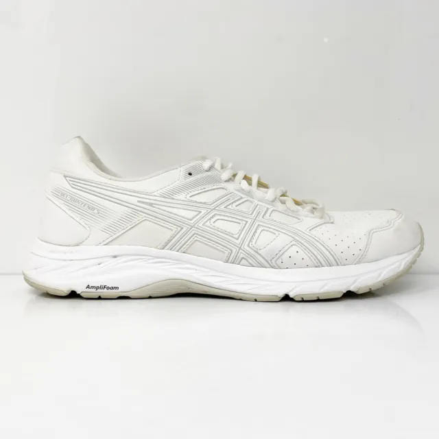 Asics Womens Gel Contend 5 1132A042 White Running Shoes Sneakers Size 11