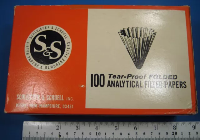 Schleicher & Schuell Folded Filters #588 24 Cm Free Shipping     D