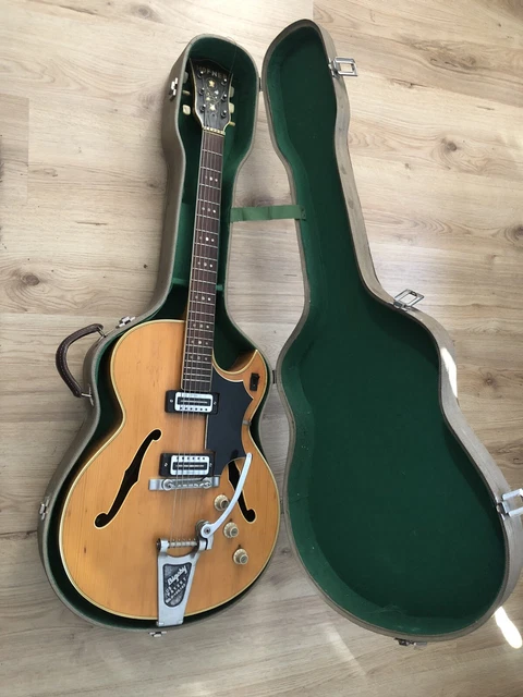 RARE VINTAGE HOFNER President 1966 Early No. 240 electric guitar Bigsby ...