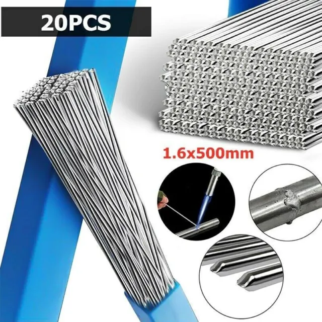 20pcs/kit Aluminium Welding Rods Wire Brazing Easy Melt Solder Low Temperature