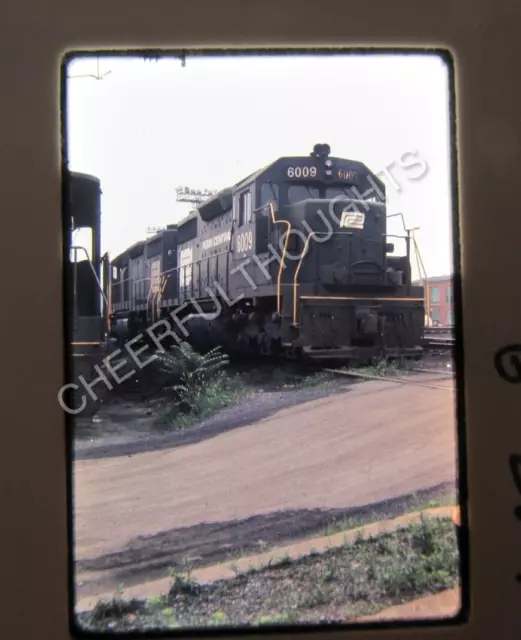 Original '73 Ektachrome Slide PC Penn Central 6009 SD35 action Enola     36H54