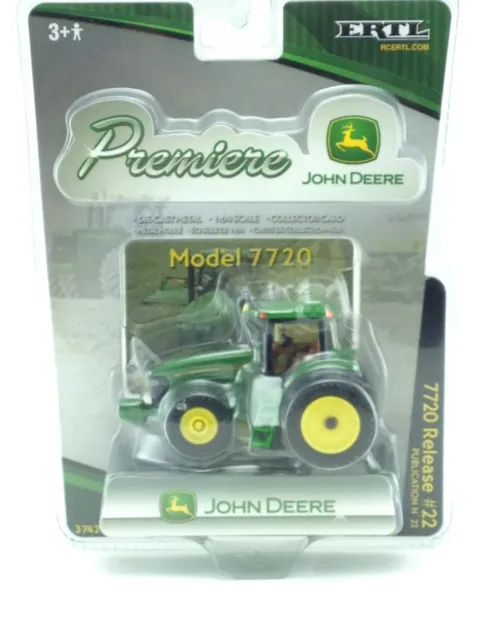 1/64 Ertl Premiere # 22 John Deere 7720 4Wd Tractor W/ Rear Duals