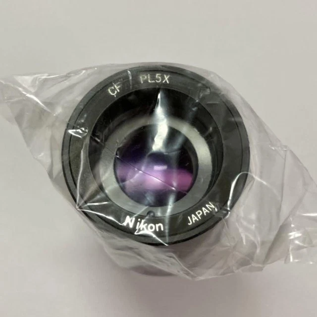 Nikon CF PL5x Eyes Lens for microscope unused 2202