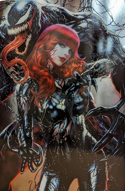 AMAZING SPIDERMAN 28 ARIEL DIAZ FOIL VIRGIN VARIANT NM VENOM MARY JANE vol6 2023