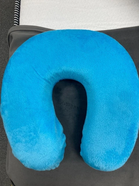 memory foam travel pillow neck support cushion, ideal for your next flight 