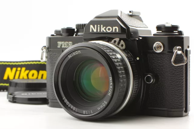[Casi como nuevo] Nikon Nueva Lente Nikon FM2 FM2N Negra SLR AI 50 mm f/1,8 JAPÓN