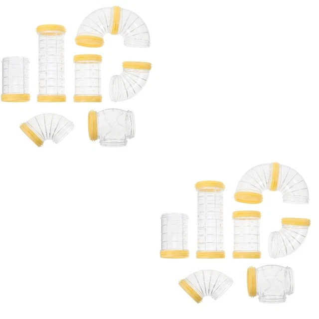 2 Sets Angebot Hamsterkäfigen Rohre Labyrinth DIY-Werkzeuge