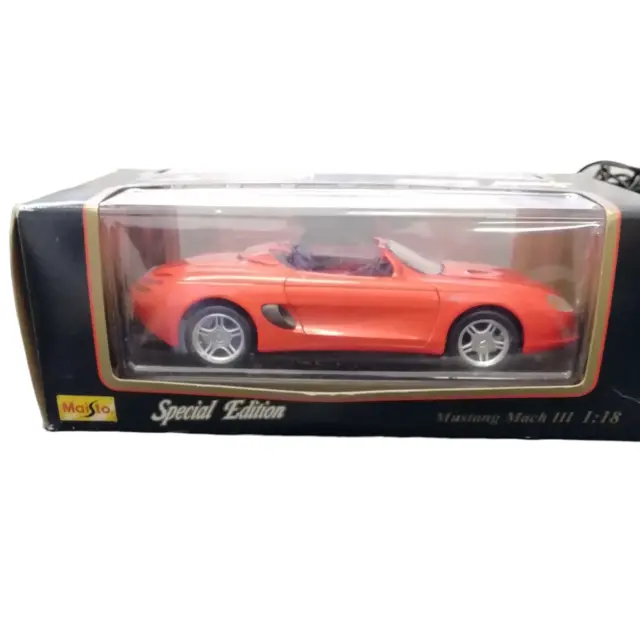 Maisto 1/18  Car Mustang Mach111 Red 31815 Special Edition In Box