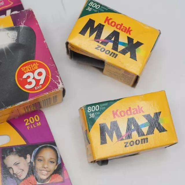 Kodak Film Lot 4 Rolls Expired Plus Instant Camera 3