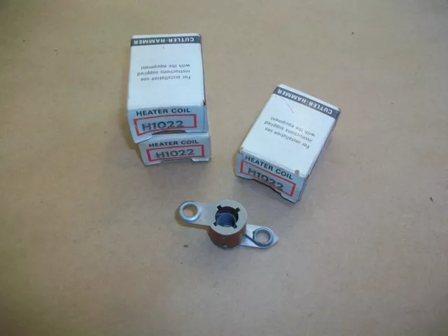 3 pc Cutler Hammer H1022 Thermal Overload Relay Heater NEW IN BOX