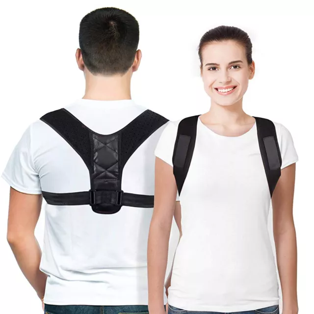 Back Brace  Posture Corrector Shoulder Support  Clavicle Yoga Strap Correct