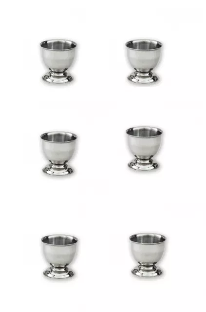 Egg Cups Stainless Steel x 6