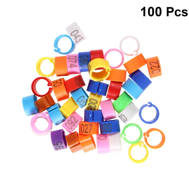 Bird Leg Rings 5mm Chicken Metal Identification Leg Bands Aluminum