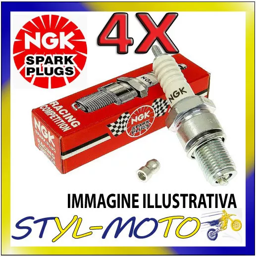 KIT 4 CANDELE NGK SPARK PLUG RACING IMR9C-9H CBR 600 F engine 2242874?>PC35 2005