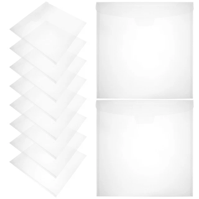 10Pcs Plastic Supplies Scrapbook Paper Organizer for Paper Sheet School Office