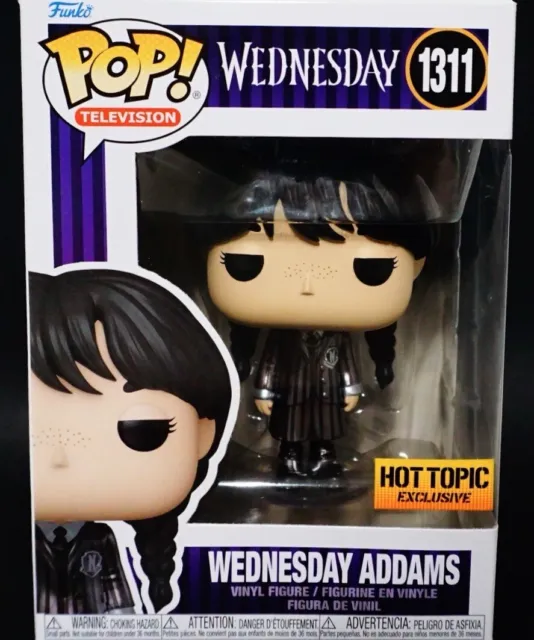 Funko Pop! Television WEDNESDAY ADDAMS (METALLIC) Hot Topic Exclusive! #1311