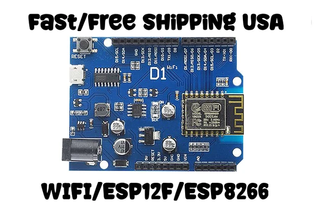 WEMOS D1 CH340 WiFi Full Development Board ESP8266 ESP-12F For Arduino ...