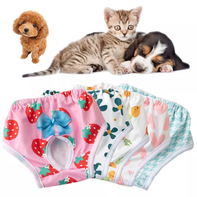 S-XL Female Pet Dog Pants Bitch Heat In Season Menstrual Sanitary Nappy Diaper