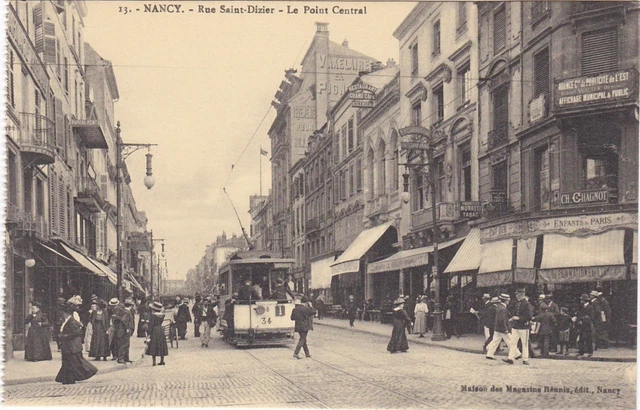 France Nancy Tram Rue Saint Dizier Le Point Central Postcard