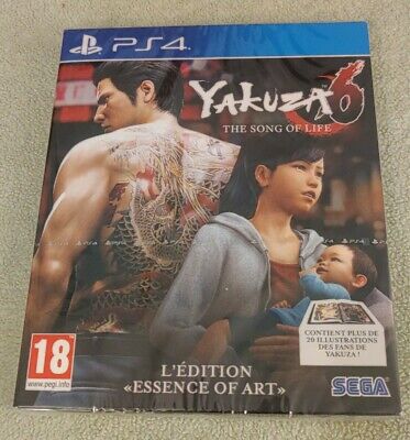 Jeu Yakuza 6 The Song of Life Edition Essence of Art - Sony PS4 - Neuf - Sega FR