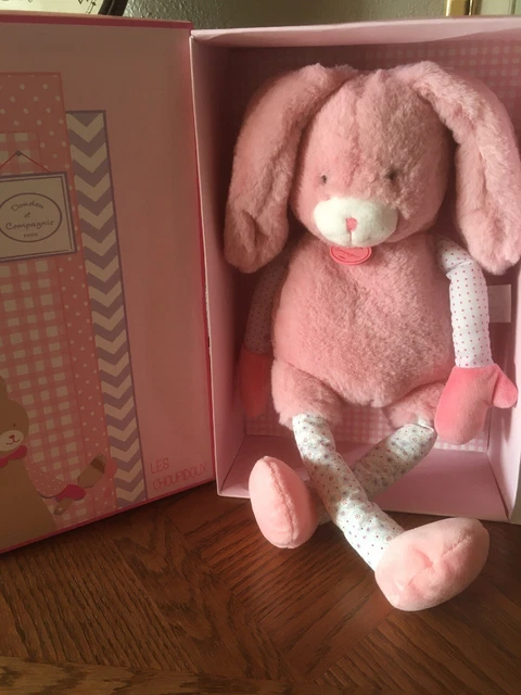 Doudou Et Compagnie Lapin Rose Neuf Grand Modele Les Choupidoux