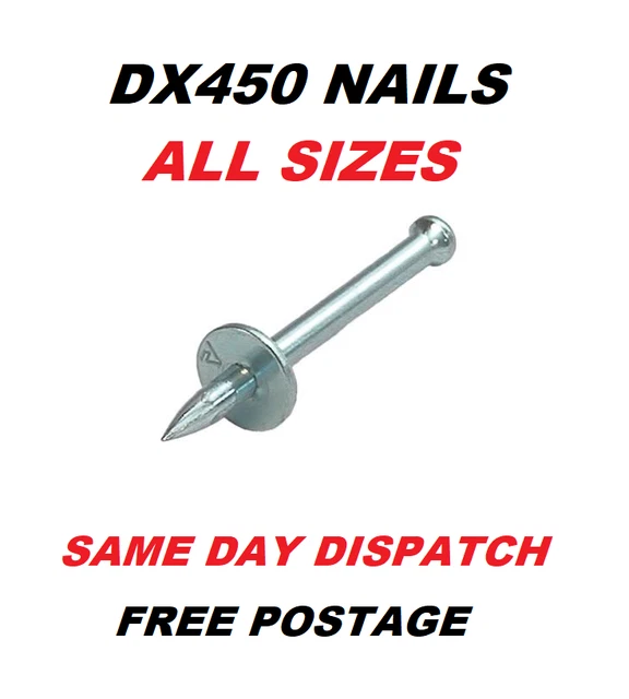 Nails For Hilti DX460 Nail Gun - Genuine Tornado / JCP / ADI (Various Sizes Available)