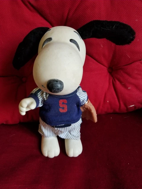 RARE SNOOPY GRAND Peluche Poupée Drôle Visage Version 44cm 17.32