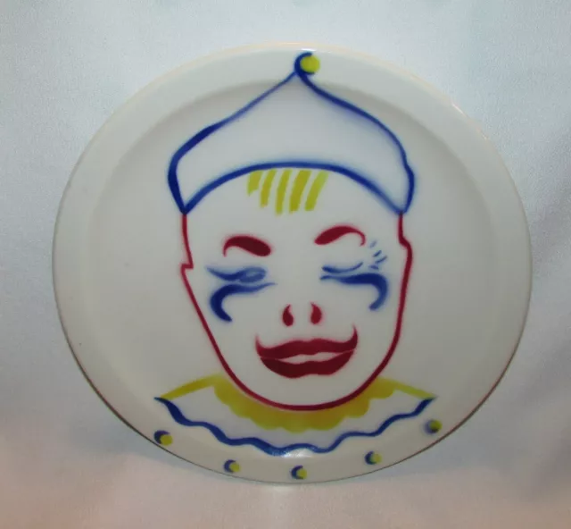 Union Pacific Railroad Children Clown Plate Syracuse China