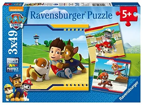 Ravensburger Jigsaw Patrol 3x49 Piece Kids Learning Game Colorful